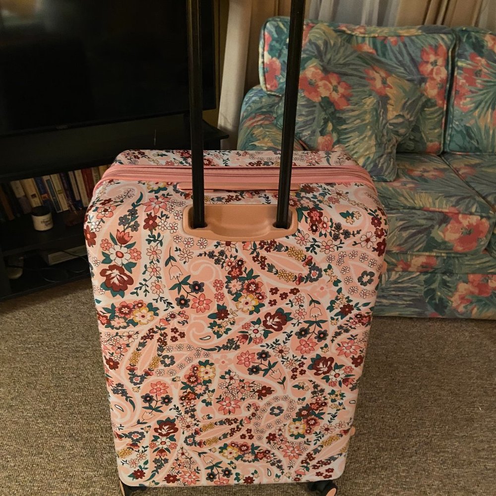Vera Bradley Hardside Rolling Suitcase - Prairie Paisley